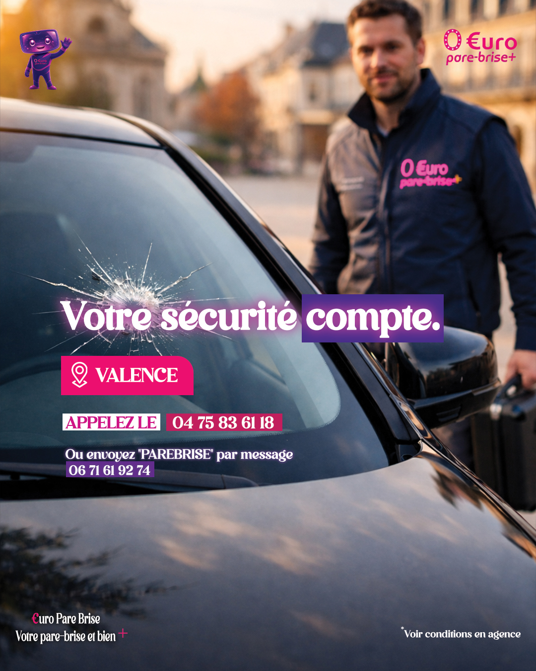 Offre spéciale EURO PARE BRISE+ Valence