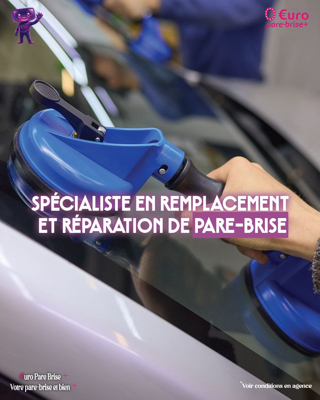 Offre spéciale EURO PARE BRISE+ Suivre le centre de Sedan: