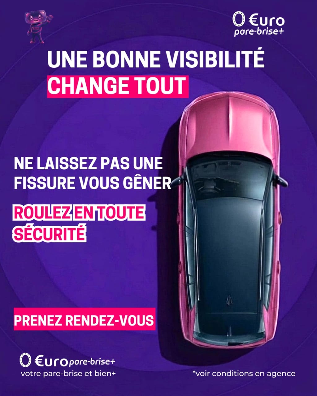 Offre spéciale EURO PARE BRISE+ Suivre le centre de Auch