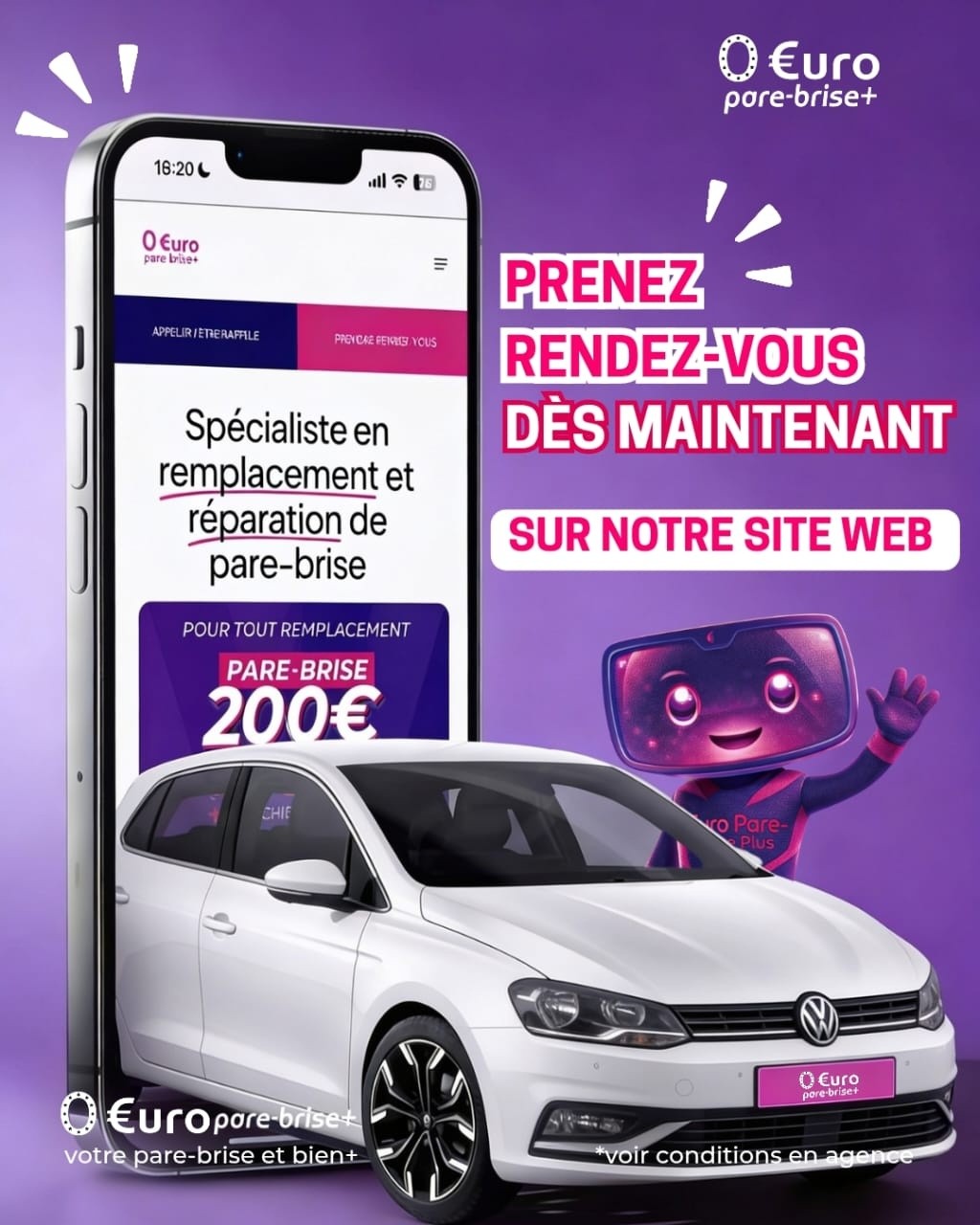 Offre spéciale EURO PARE BRISE+