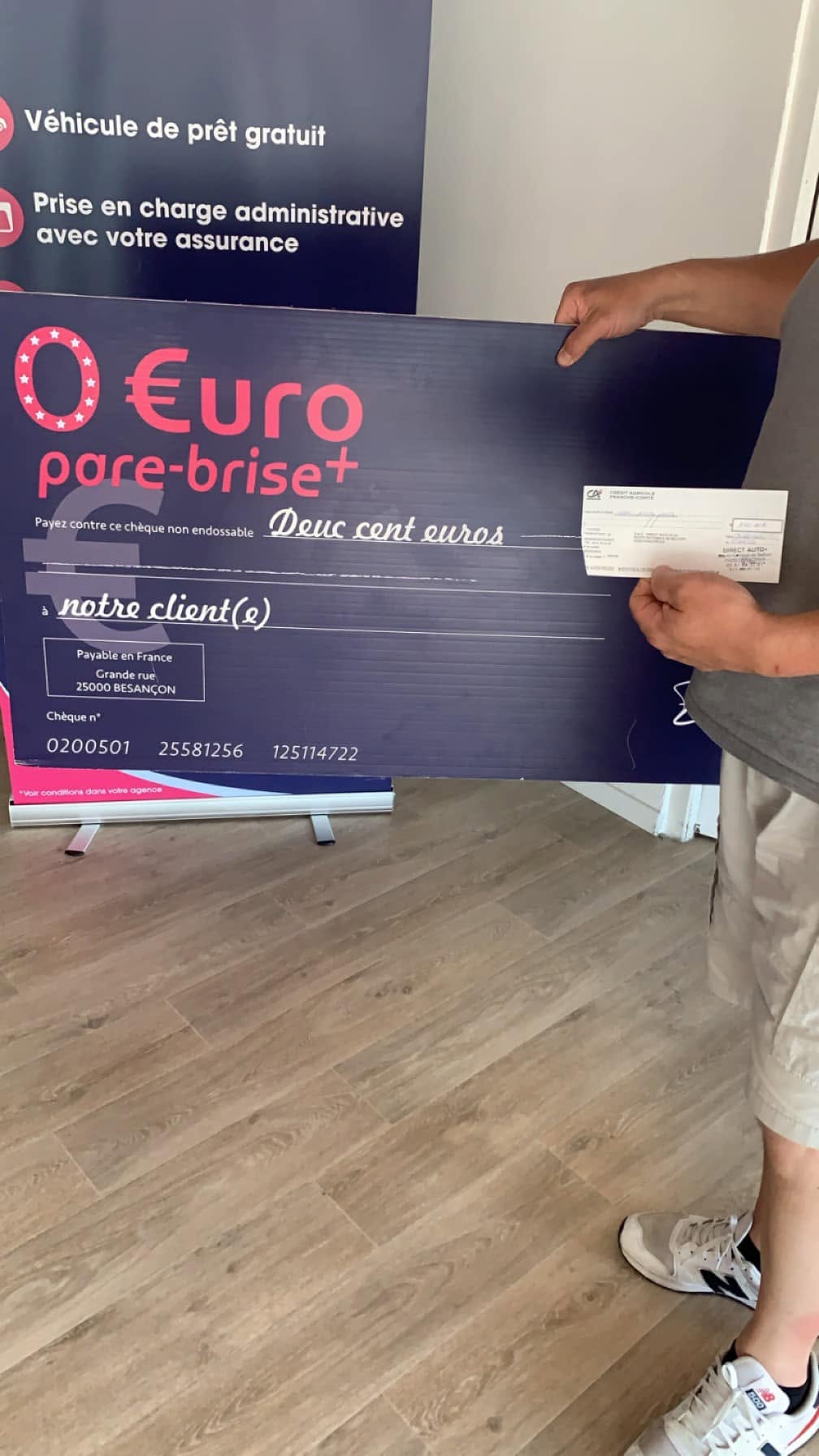 Offre spéciale EURO PARE BRISE+ Suivre le centre de Compiègne :