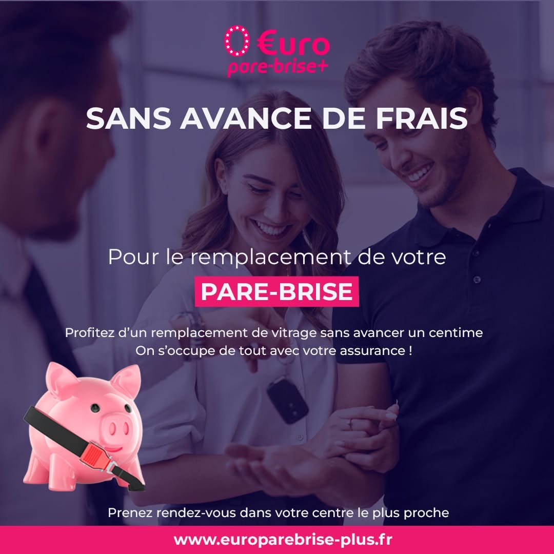 Offre spéciale EURO PARE BRISE+ Suivre le centre de Gray :