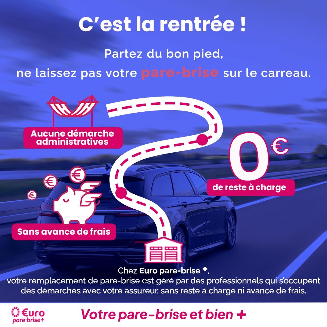 Offre spéciale EURO PARE BRISE+ Mourmelon