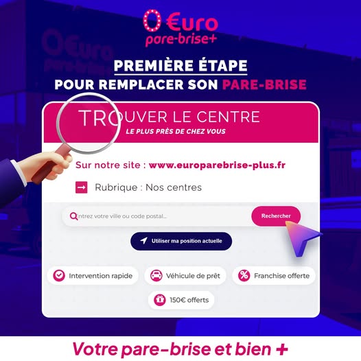 Offre spéciale EURO PARE BRISE+ Blois