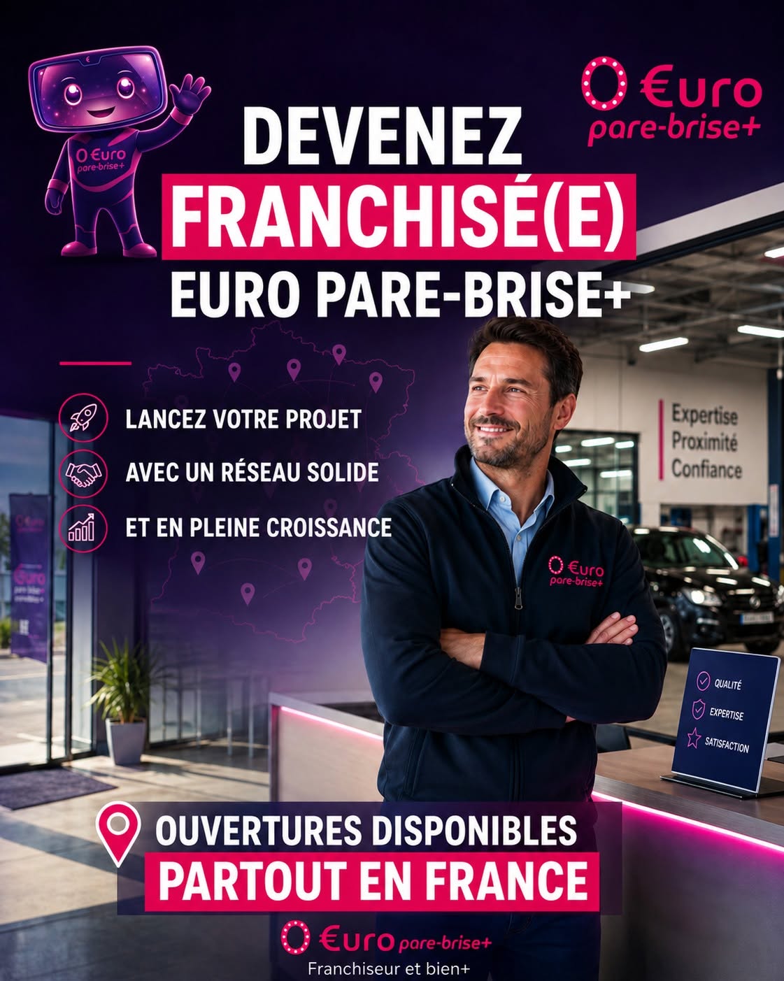 Offre spéciale EURO PARE BRISE+ Suivre le centre de Cambrai :