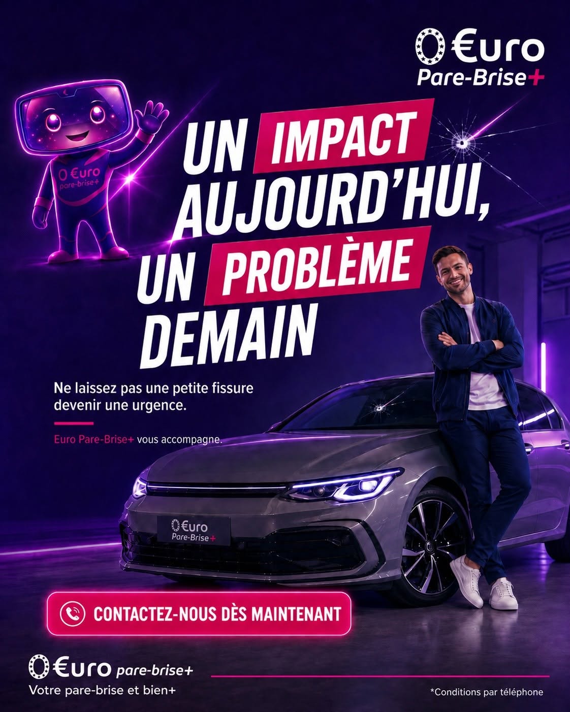 Offre spéciale EURO PARE BRISE+ Suivre le centre de Sélestat :