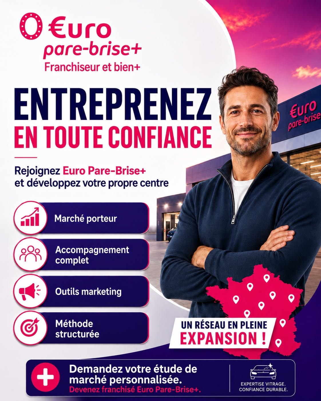 Offre spéciale EURO PARE BRISE+ Suivre le centre de Cambrai :