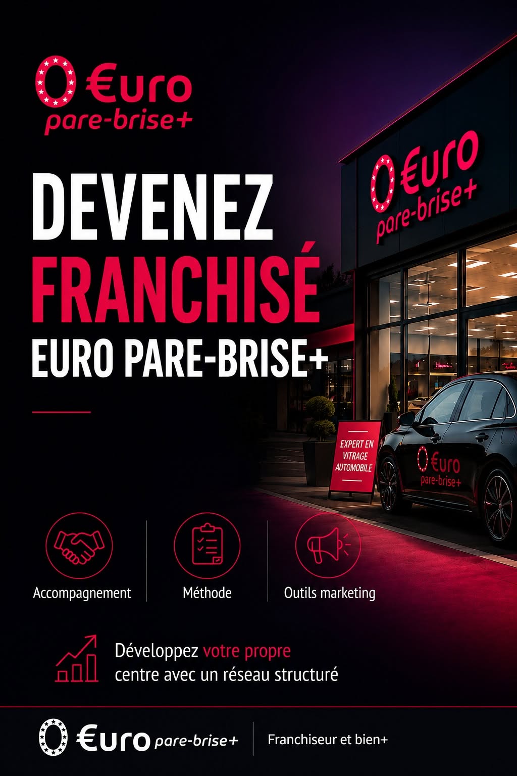 Offre spéciale EURO PARE BRISE+ Suivre le centre de Sélestat :