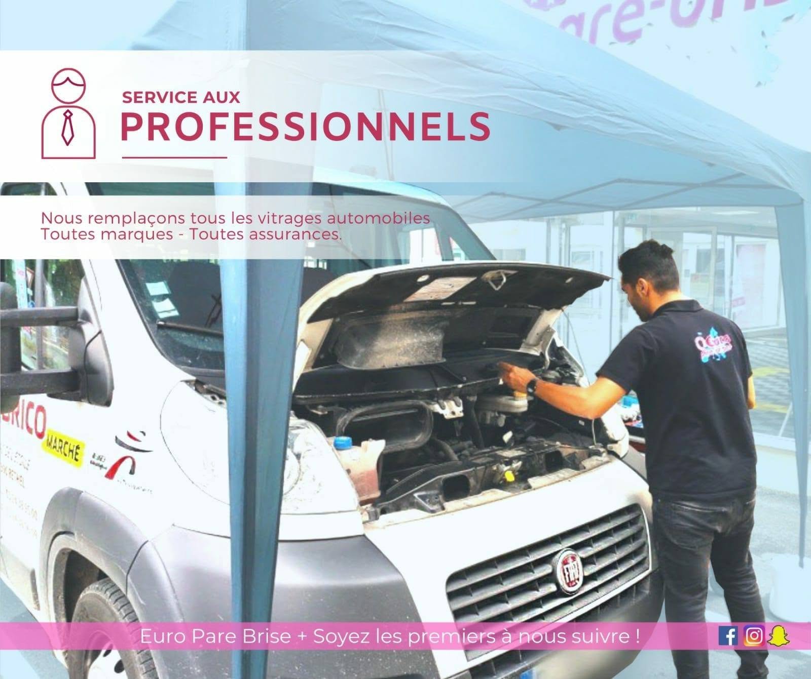 Offre spéciale EURO PARE BRISE+ Suivre le centre de Charleville-Mezières :