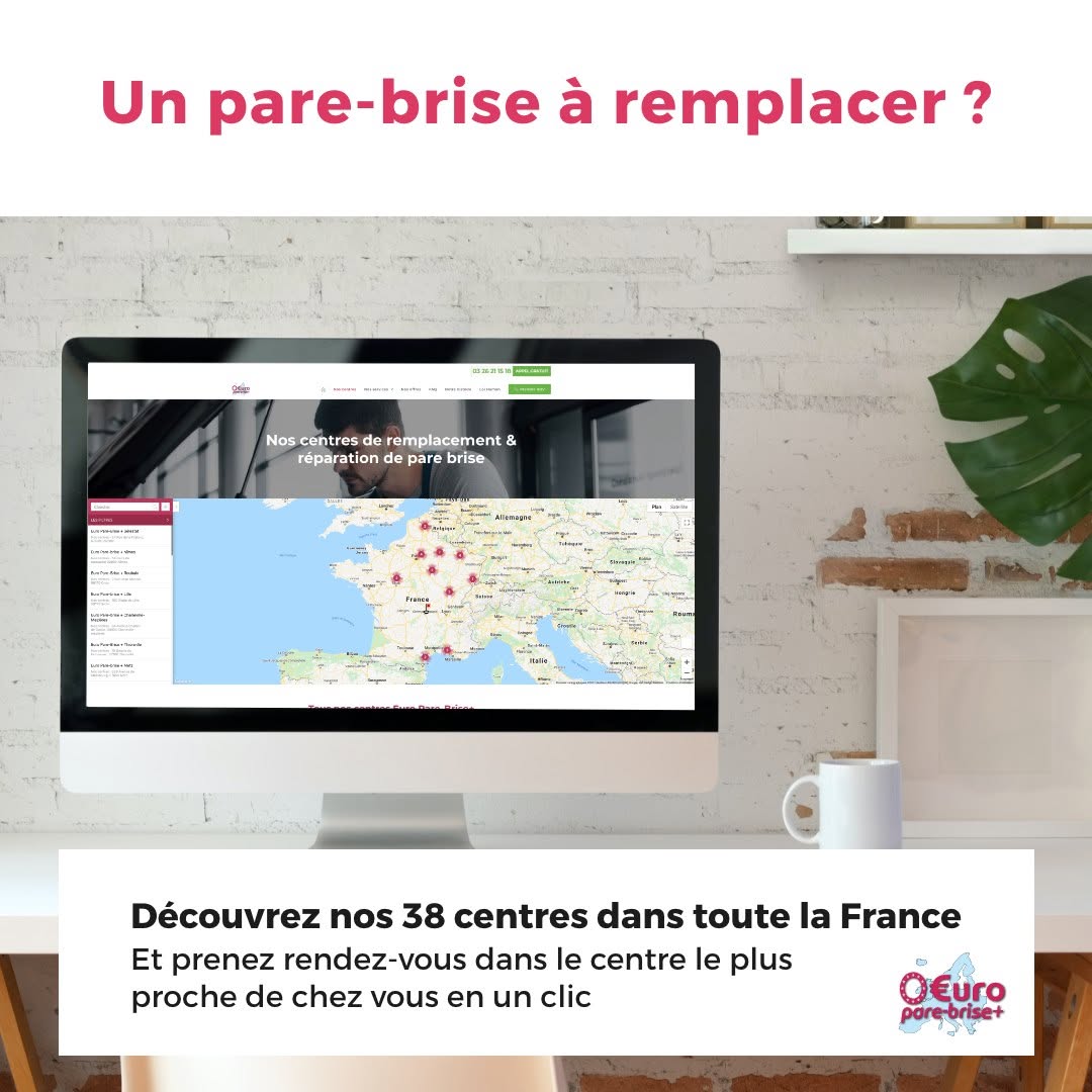 Offre spéciale EURO PARE BRISE+ Suivre le centre de Mandres-les-Roses :