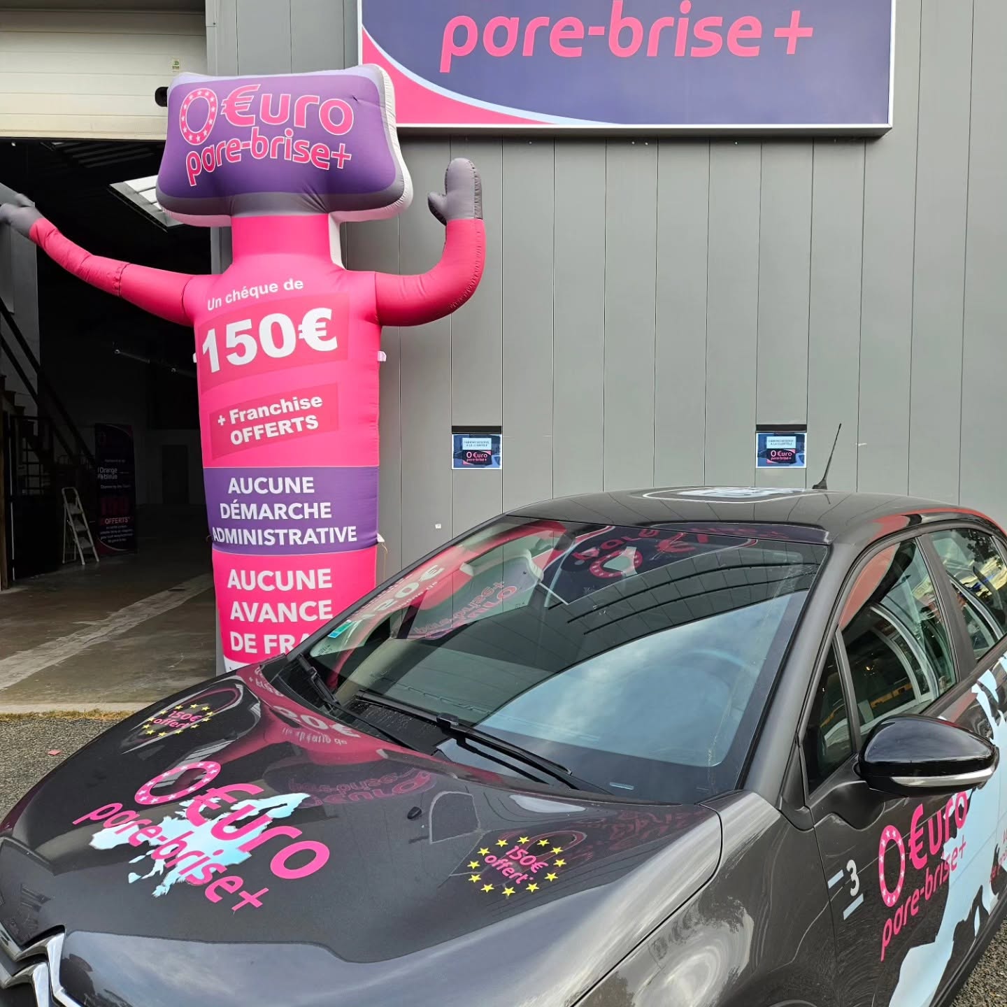 Offre spéciale EURO PARE BRISE+ Suivre le centre de Tours :