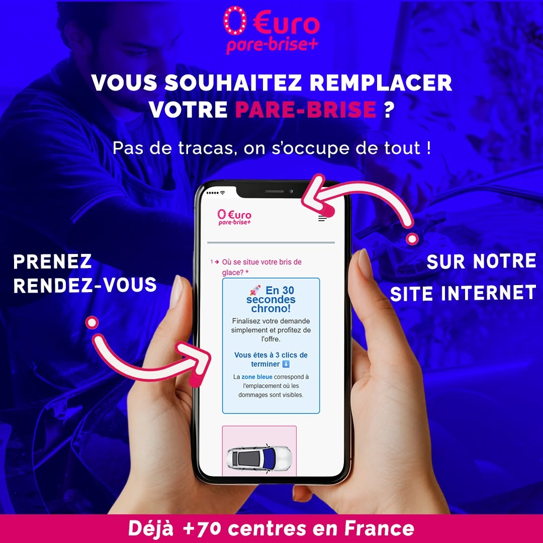 Offre spéciale EURO PARE BRISE+ Suivre le centre de Colmar :