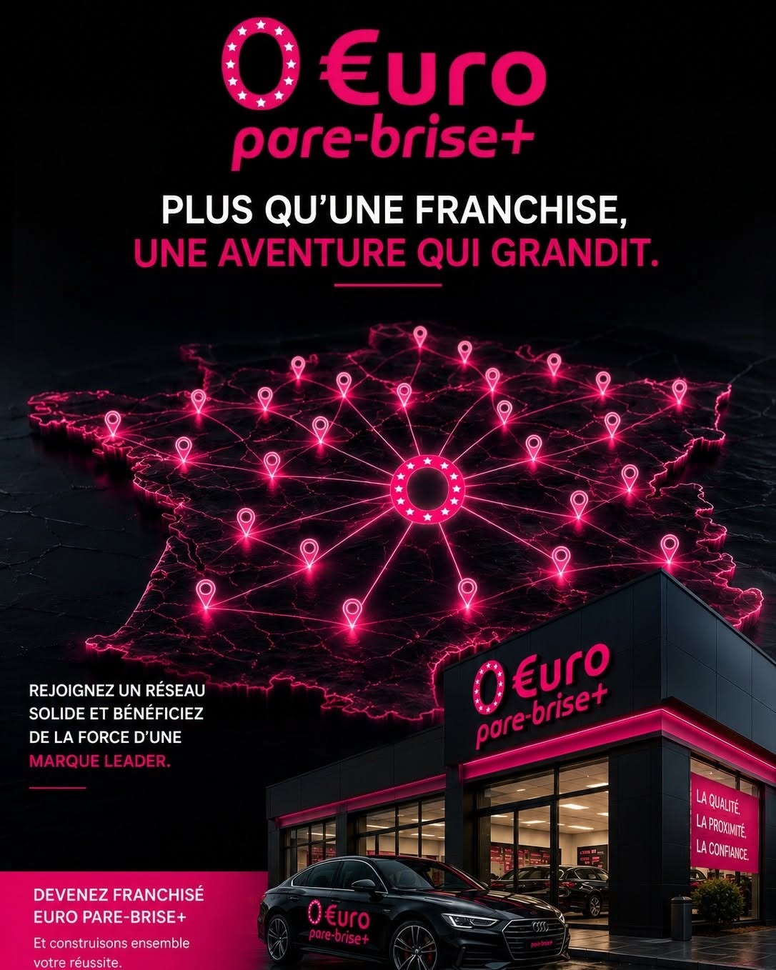 Offre spéciale EURO PARE BRISE+ Suivre le centre de Dijon Nord :